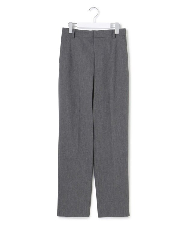 23区 L 【洗える】ドライ2WAYストレッチ テーパードパンツ グレー系