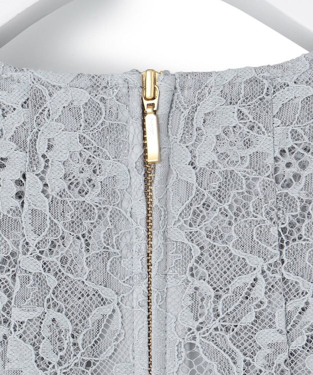 23区 【APPLAUDIR】ブライトフラワーレース ドレス グレイッシュブルー系