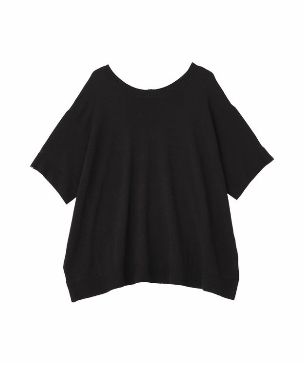 AMERICAN HOLIC 【前後2WAY】ポンチョニット Black