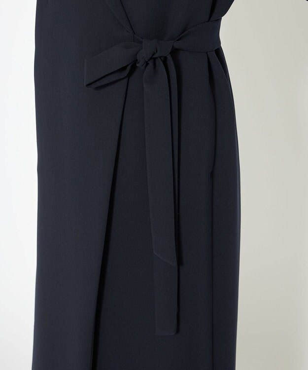 uncrave 【防しわ・洗濯機洗い可】ウォッシャブル ダブルクロス ワンピースコート（uncrave STANDARD） ネイビー