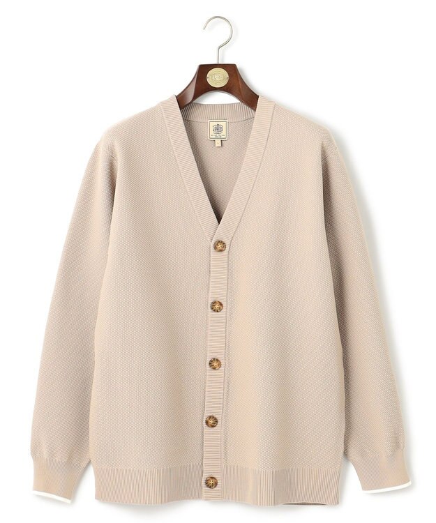 J.PRESS MEN 【WEB・一部店舗限定】カノコニット カーディガン ベージュ系