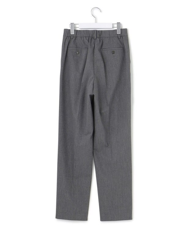 23区 L 【洗える】ドライ2WAYストレッチ テーパードパンツ グレー系