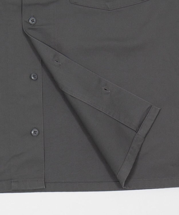 WEGO 【ユニセックス着用ITEM】ワッペンワークシャツ（LS） グレー