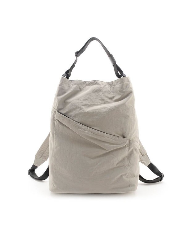 MioFIRANO SILHOUETTE S001 バックパック リュック 3WAY はっ水 A4サイズ対応 LIGHT GRAY