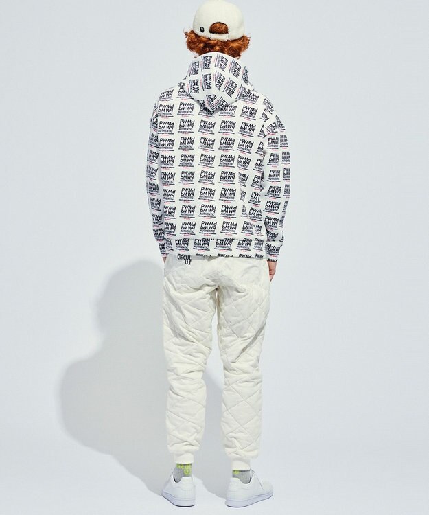 PW CIRCULUS 【NEWデザイン】【MEN】 ＰＷＰＷ  デタッチャブルフーディー ホワイト系5
