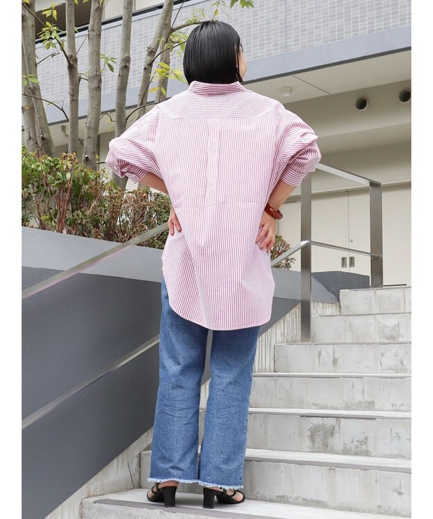 AMERICAN HOLIC ドロップショルダーＢＩＧシャツ／Ｂ．ＨＰＯＬＯＣＬＵＢ Red