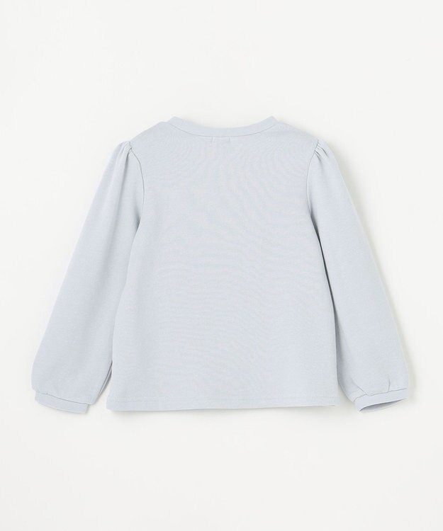 ANY KIDS 【らくっトレーナー】裏毛 ネックレス トレーナー サックスブルー