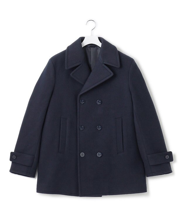 J.PRESS YORK STREET 【UNISEX】メルトン Pコート ネイビー系