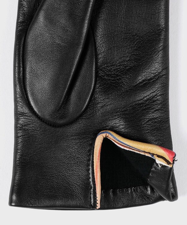 Paul Smith スワールトリム レザーグローブ ブラック
