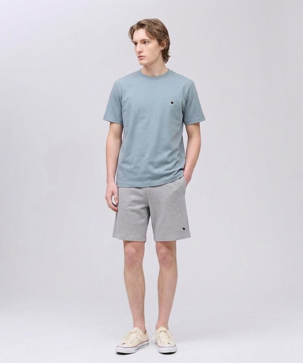 J.PRESS MEN さりげなくちょうどいい【WEB限定 / 8色展開】バックブル Ｔシャツ サックスブルー系