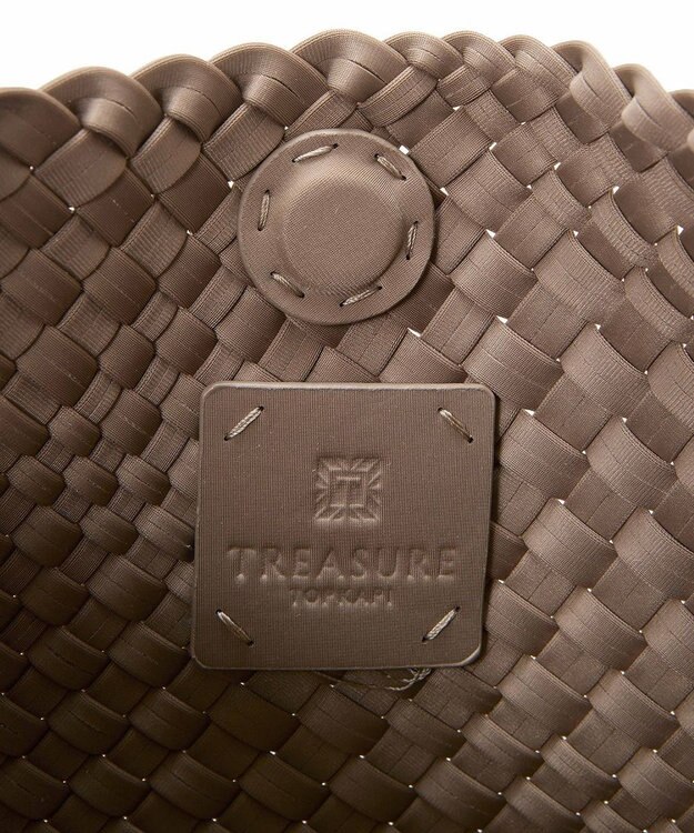 TOPKAPI 【TREASURE TOPKAPI】ネオプレン イントレチャート ワンハンドル ショルダー バッグ グレージュ