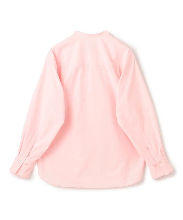 UNFILO バンドカラー コンフォートシャツ ライトピンク