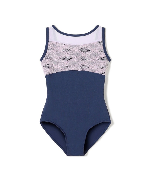 Chacott ノースリーブレオタード ネイビー