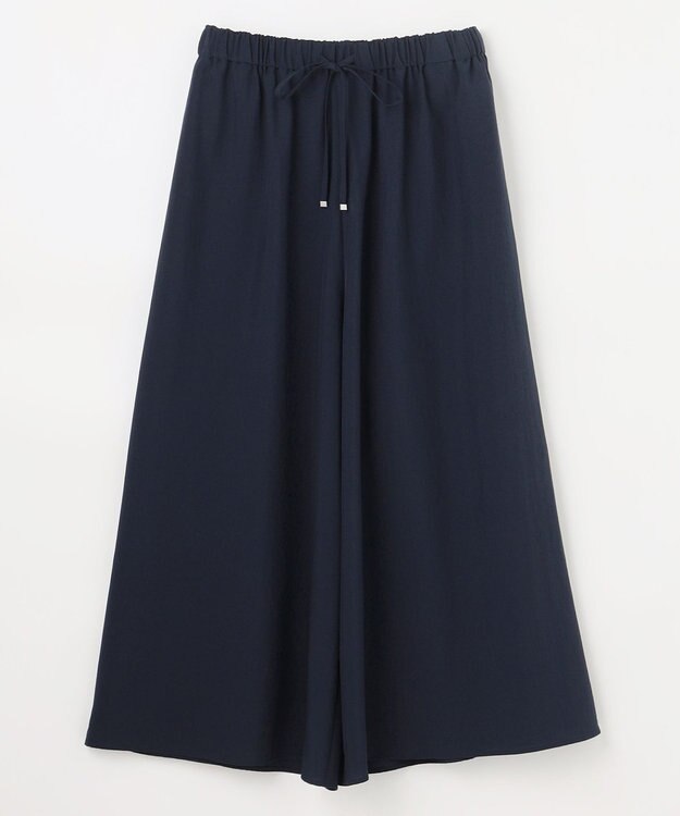 ANY 楽映えガウチョパンツ ネイビー