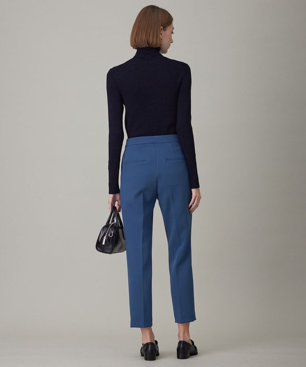 ICB 【防シワ・洗える】 トリプルクロスツイル スティックパンツ ダルブルー系