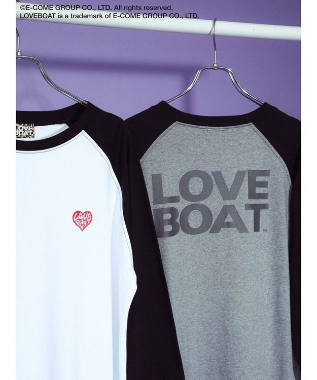 Green Parks ■別注　ＬＯＶＥ　ＢＯＡＴ　ラグランワンピース White