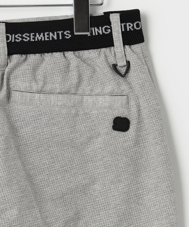 23区GOLF 【MEN】【ストレッチ】クールドット柄ハーフパンツ ライトグレー系5