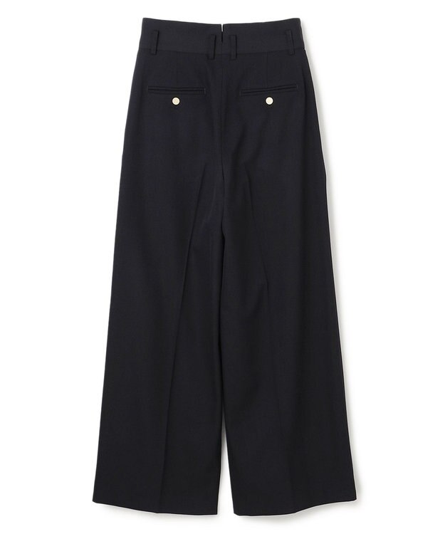 uncrave TWドビードスキン ワイドトラウザー ネイビー