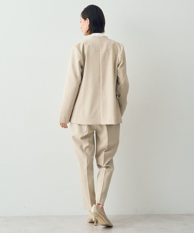 YECCA VECCA ストレッチピンタックパンツ Light Beige