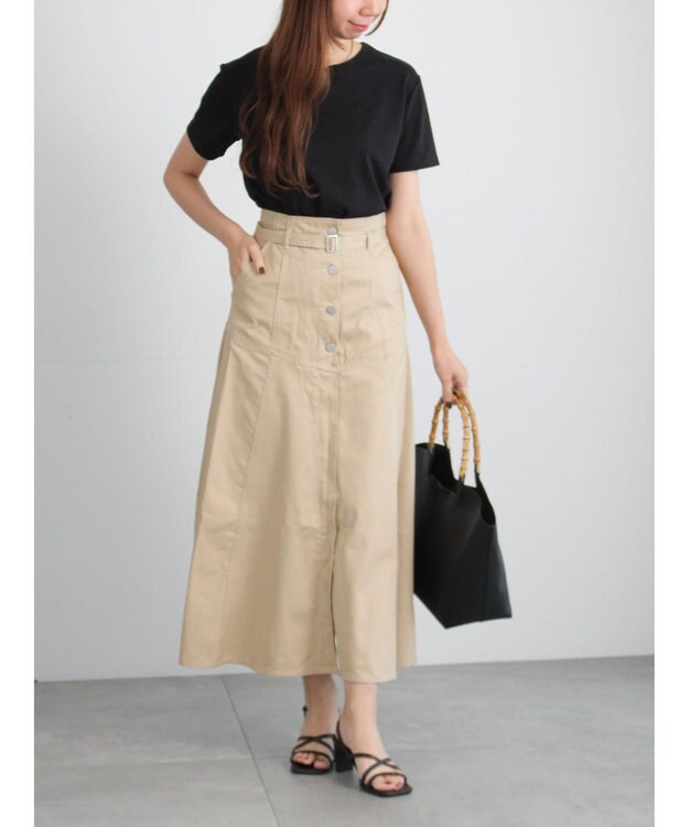 Te chichi クルーネックTシャツ ブラック