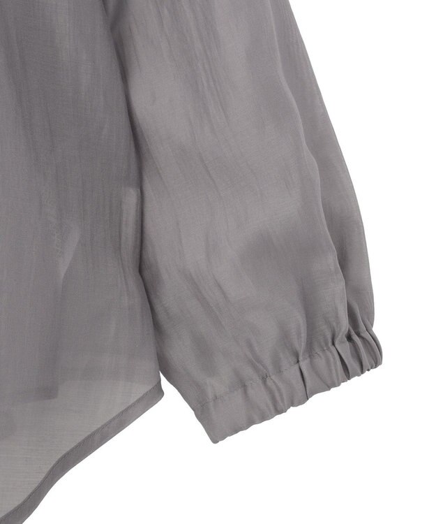 Green Parks 【WEB限定】ＳＥＴ２点フリルビスチェ＋シャツチュニックⅡ Charcoal Gray