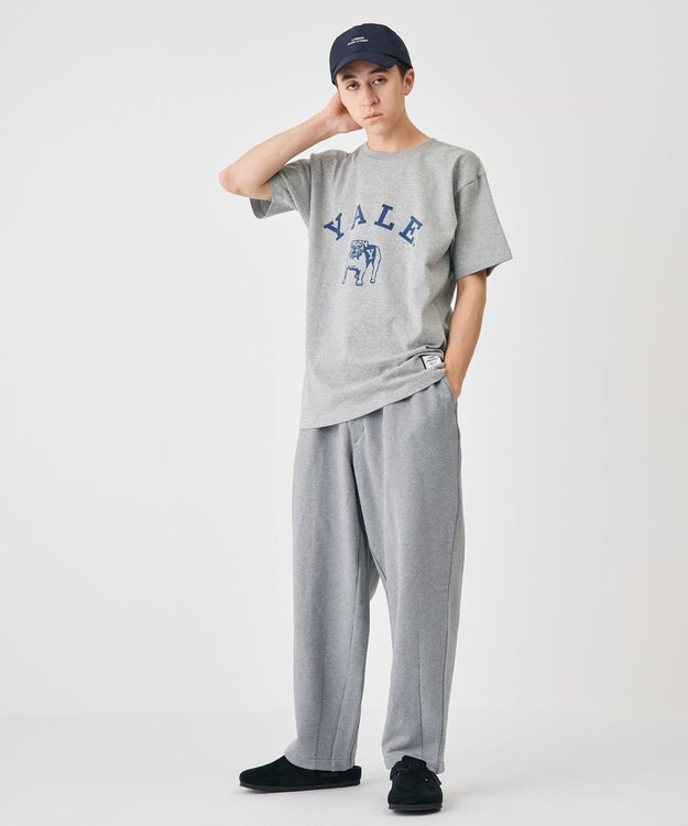 J.PRESS YORK STREET 【UNISEX】YALE × J.PRESS YORK STREET コラボTシャツ ライトグレー系