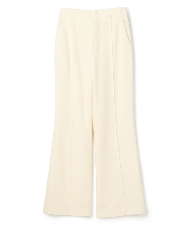 BEIGE， MAZARINE / スリムフレアパンツ Ecru