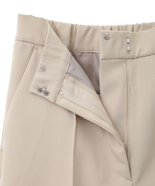 YECCA VECCA ストレッチピンタックパンツ Light Beige