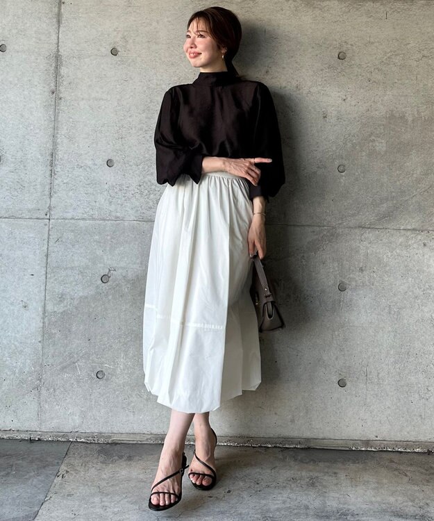 UNFILO 【撥水/軽量/ストレッチ】MOVE TEX バルーンスカート オフ