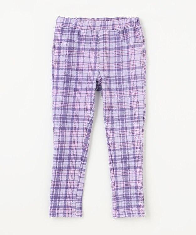 ANY KIDS 7days裏シャギー総柄パンツ チェック