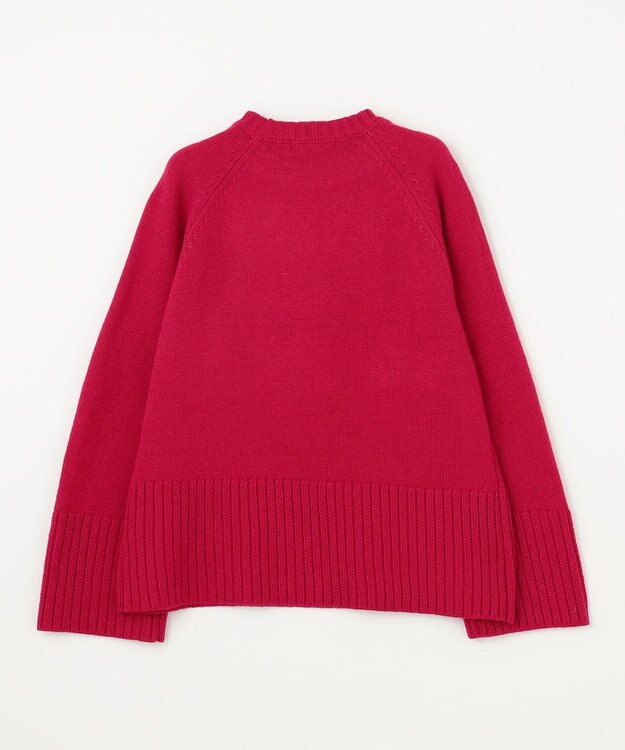 ANY 【6色展開】ラムウールラグランスリーブニット ピンク