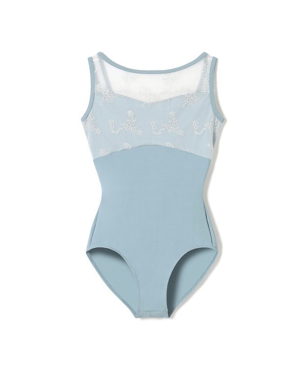 Chacott ノースリーブレオタード ターコイズブルー