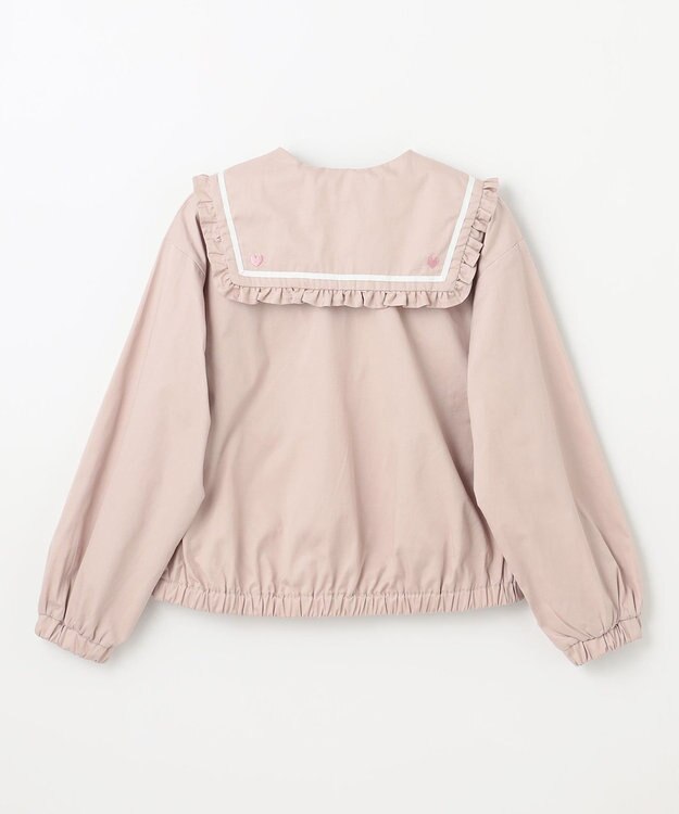 ANY KIDS セーラーカラーブルゾン ピンクベージュ