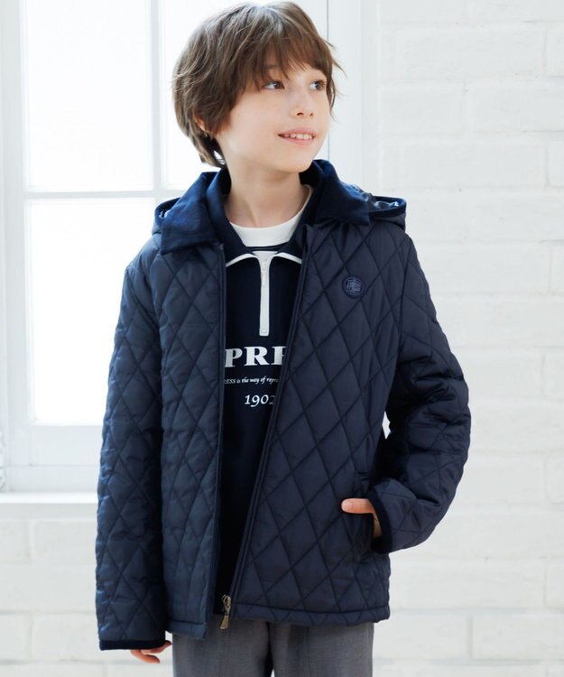 J.PRESS KIDS 【100-130cm】中綿 キルティングコート ネイビー系9