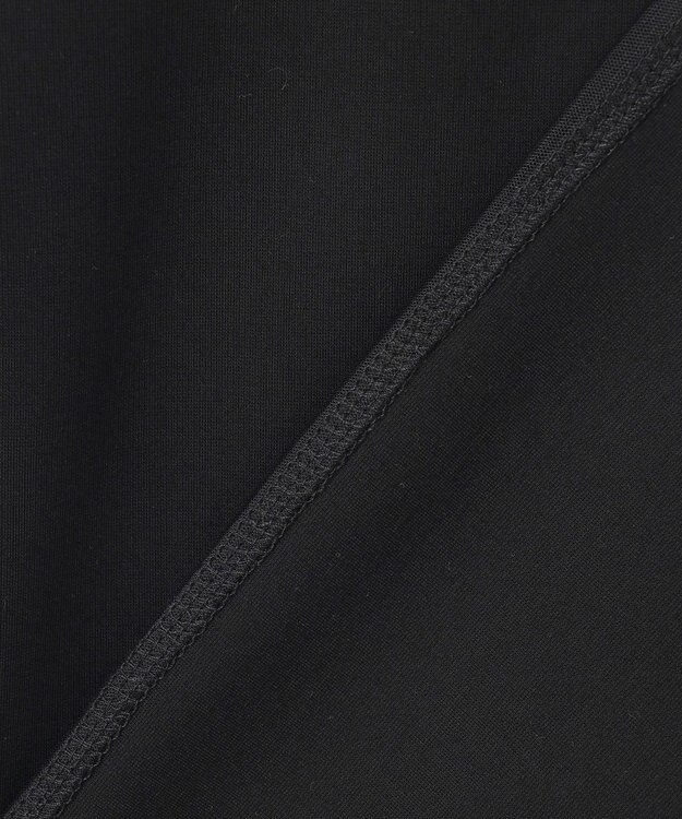 ANY SIS 【洗える】シアーコンビ プルオーバー ブラック