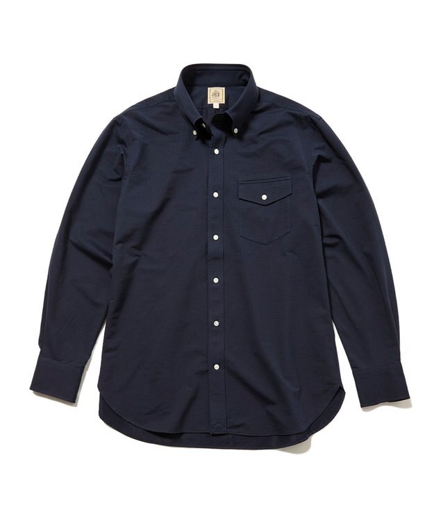 J.PRESS MEN 【KANEMASA JERSEY】ボタンダウン シャツ ネイビー系