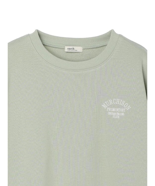 earth music&ecology アソートロゴスウェット Mint