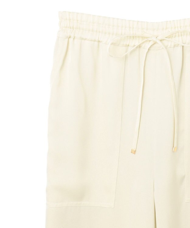GRACE CONTINENTAL サテンワークパンツ キナリ