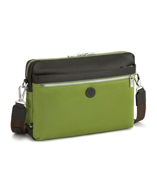 ACE BAGS & LUGGAGE Orobianco ソロペルテ ショルダーバッグ  A4サイズ 92969 オロビアンコ リーフグリーン