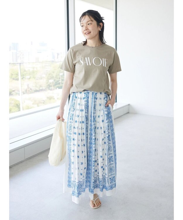 CRAFT STANDARD BOUTIQUE 【ＵＶカット】ＳＡＶＯＩＥ　ＴＥＥ Beige