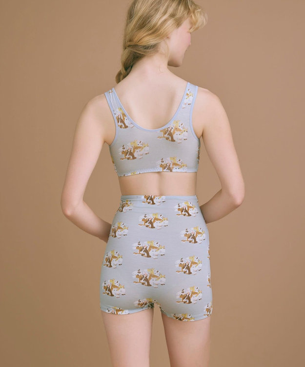 une nana cool 2026年お年賀「まるっとうまくいく」 ナイトアップブラ ノンワイヤーブラ グレー