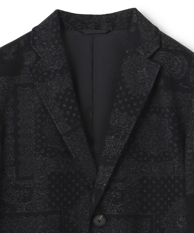 JOSEPH HOMME パッチジャガードジャジー　チェスターコート グレー系3