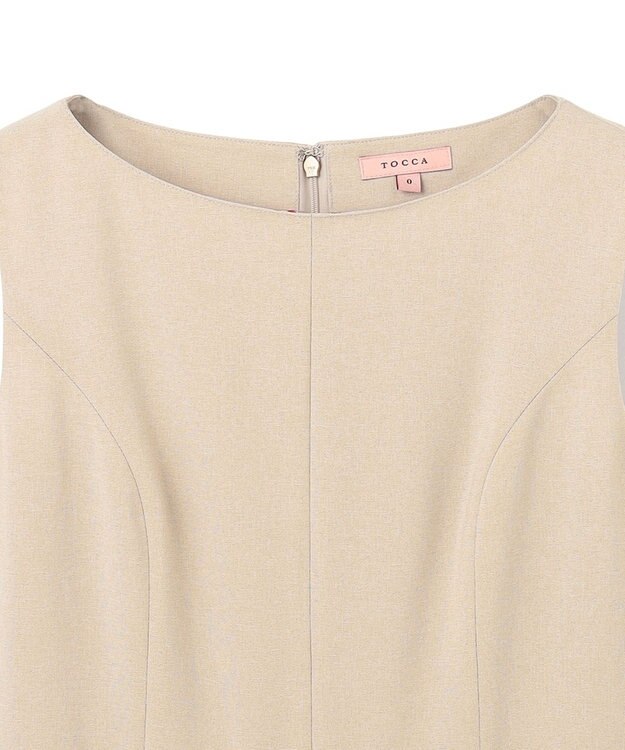 TOCCA 【大人百花掲載】【洗える】FIRST SPRING ドレス ベージュ系