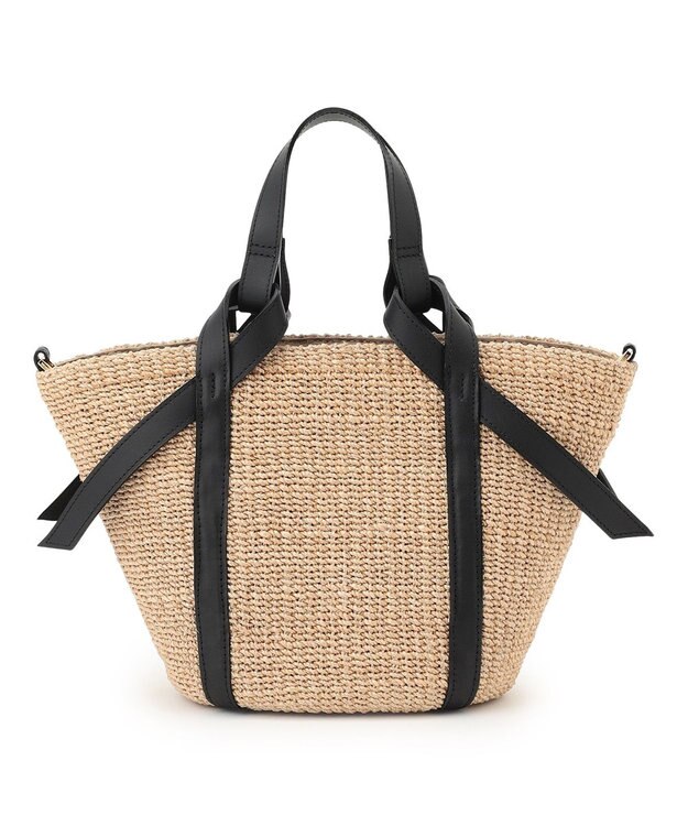 23区 VIOLAd'ORO アバカ 2WAY トートバッグ ブラック系