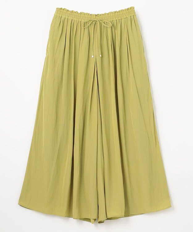 ANY 【洗濯機可能・ウエストゴム】リラックススカーチョ ピスタチオ