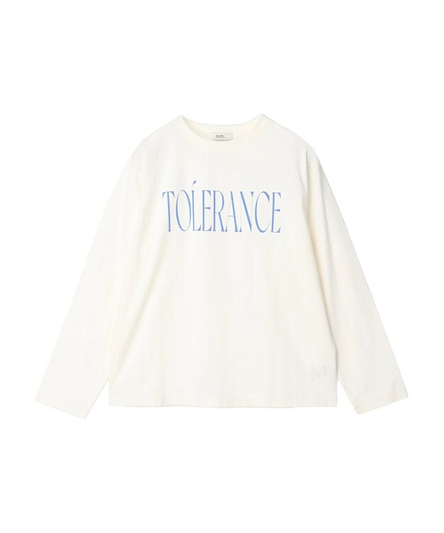 earth music&ecology ｔｏｌｅｒａｎｃｅ　ロゴロンＴＥＥ Off White