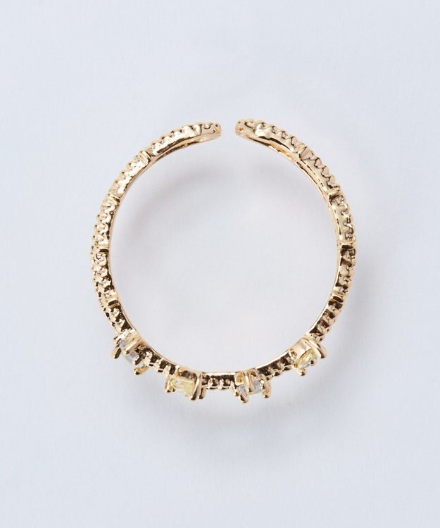 Phoebe ハーモニーカラーダブルラインリング マルチ1