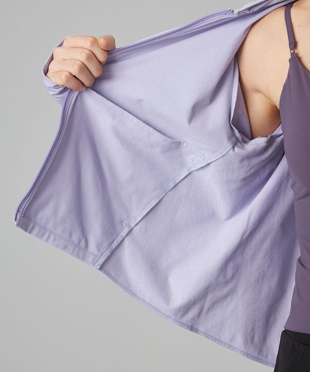 Chacott Chacott BALANCE EasyCare+フレアジャケット モーブ