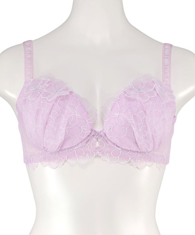 San-ai Resort（三愛水着楽園） 【SALE】エレガントコレクション【2505】単品ブラEFGカップ パープル