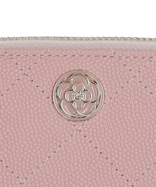 CLATHAS ベール ラウンド長財布 ペールピンク